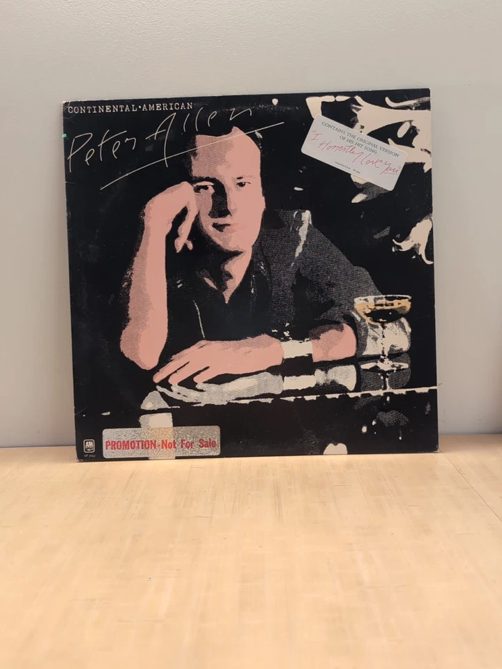 PETER ALLEN CONTINENTAL AMERICAN PROMO SP-3643 LP VINYL RECORD - Image 2 of 4