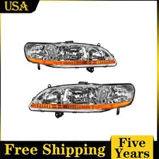 Clear Headlights Headlamp Assembly For 1998 1999 2000-02 Honda Accord Oe Style Clear Headlights Headlamp Assembly For 1998 1999 2000-02 Honda Accord Oe Style