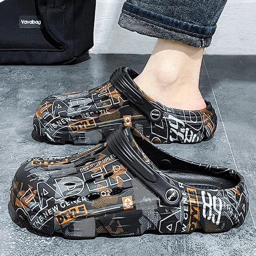 Herren Hausschuhe Gartenschuhe Pantoletten Badeschuhe Pantoffeln Strand Sandalen - Bild 9 von 20