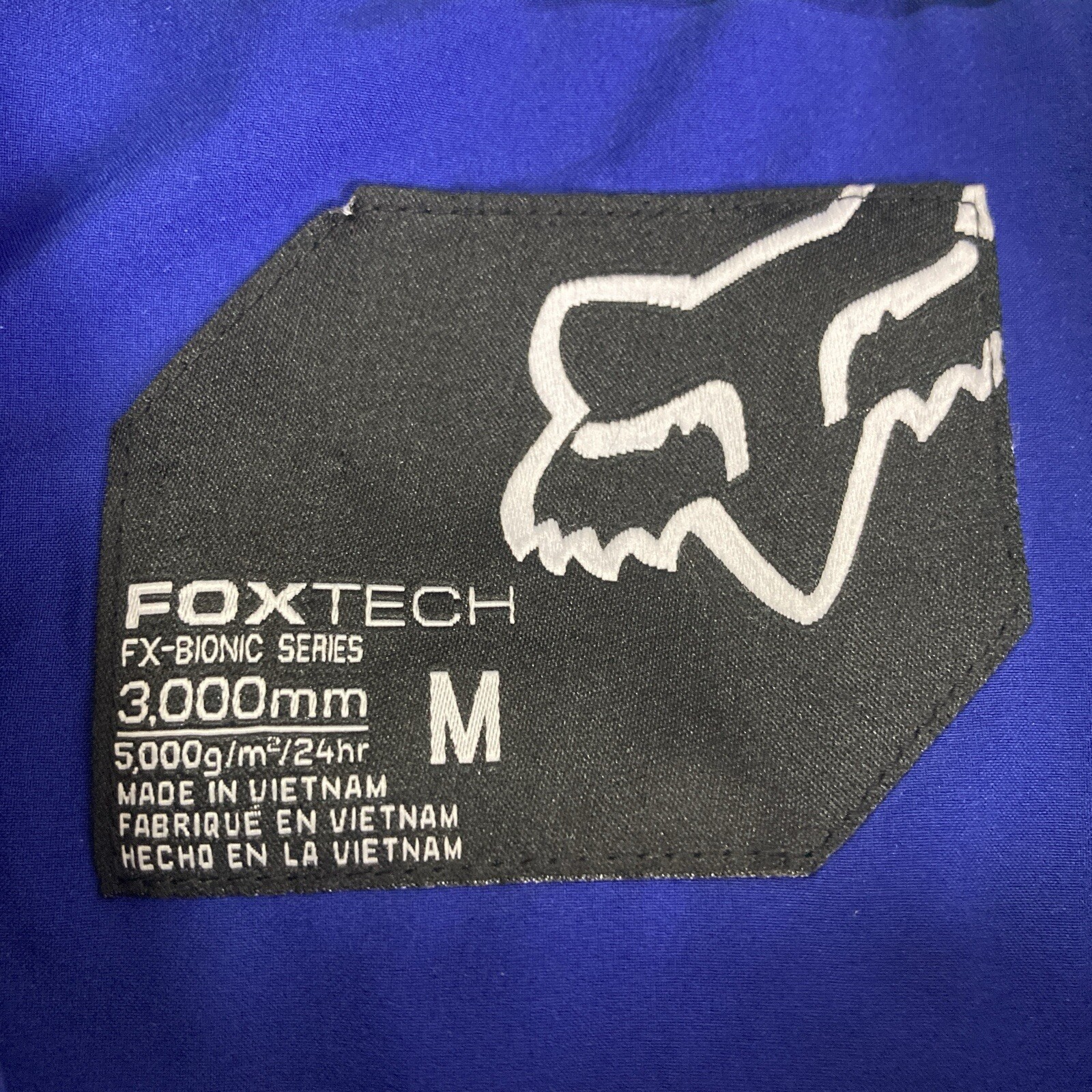FOX TECH FX Bionic Series RUMBLE  Jacket  Blue Sz… - image 7