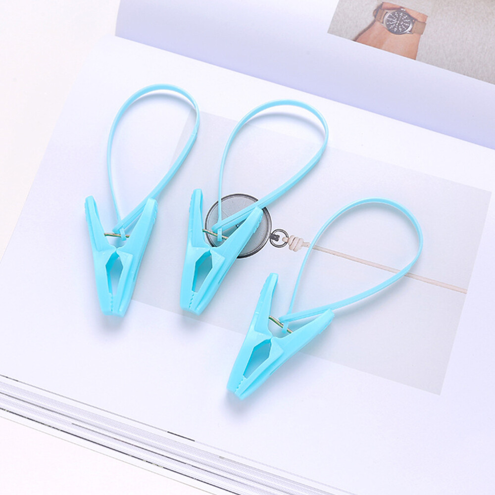 24 PCS Clothes Pins Curtain Rings with Clips Quilt Picture Hanging Wire