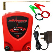 Mains Electric Fence Energiser SRM412 1.2J Fencer Unit MADE IN UK