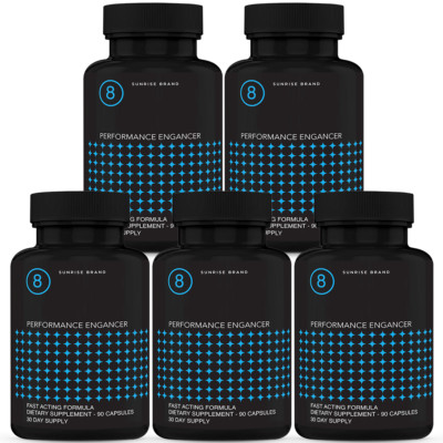 Performer 8 Capsules - Performance Enhancer Advanced Male Support - 5 Pack
