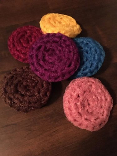 100 Nylon Net Scrubbies -Assorted Colors - Special Price - Picture 2 of 4