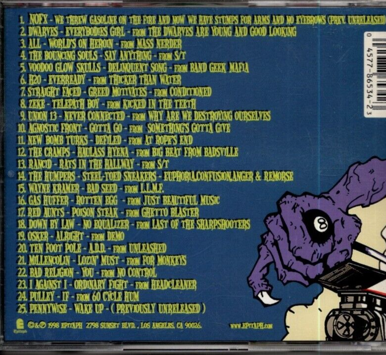 Punk-O-Rama Volume 3 - Various Artists (CD, 1998, Epitaph) | eBay