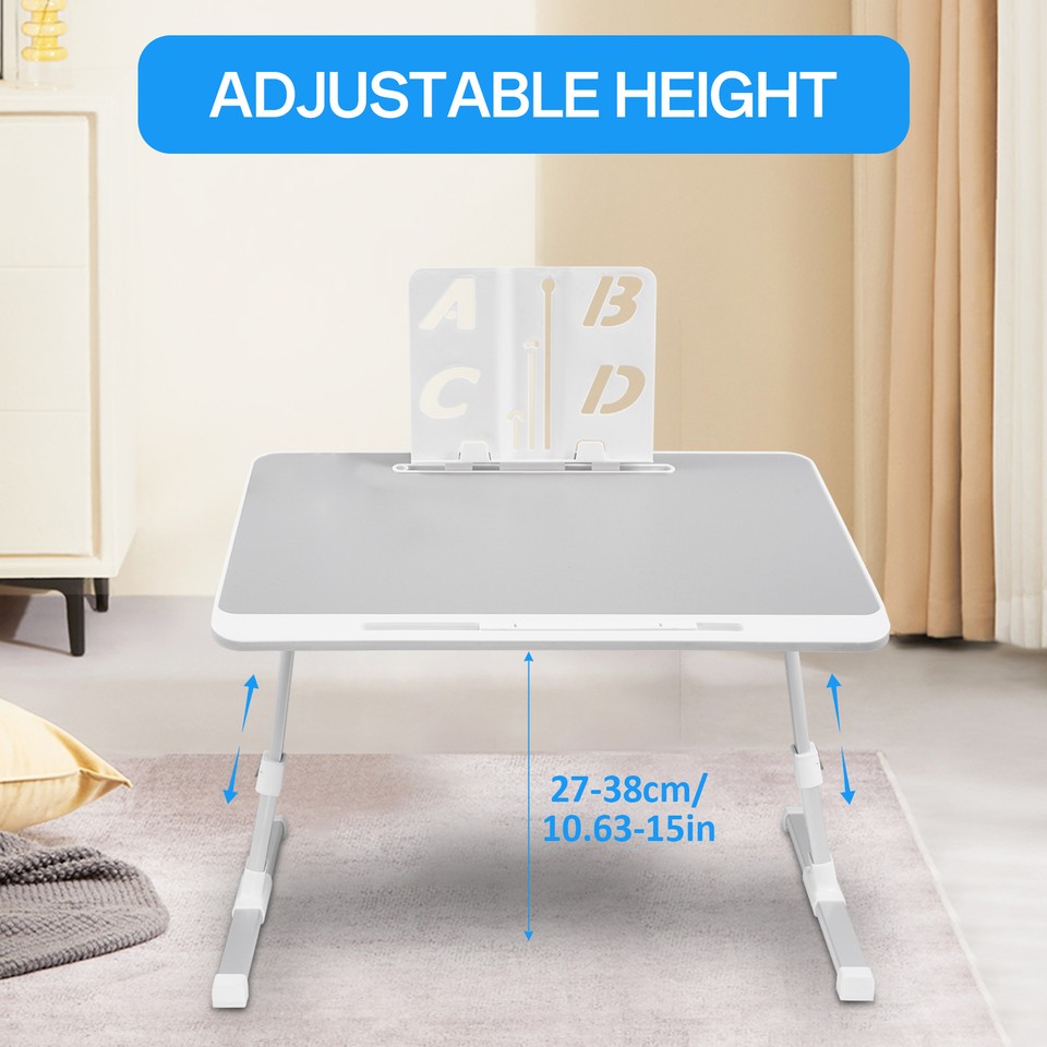 Adjustable Laptop Table Stand Lap Tray Sofa Bed Notebook Computer
