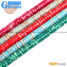 Sea Sediment Jasper Gemstone Heishi Spacer Beads Free Shipping 15" 4mm 6mm 8mm