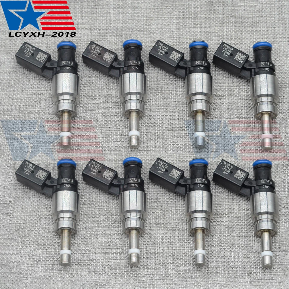 8 件套燃油喷射器 适合 2007 - 2010 年奥迪 Q7 A6 A8 S5 4.2L V8 079906036C 美国 — 第 3/4 张图片