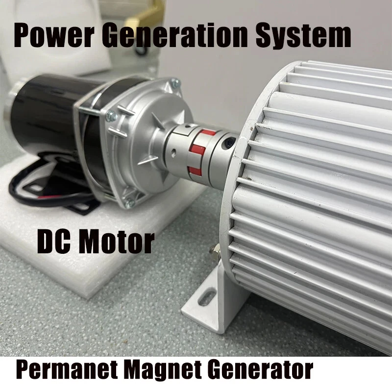 10KW Permanentmagnet Generator 380V niedrige Drehzahlen 3 Phasen mit Gleichstrommotor