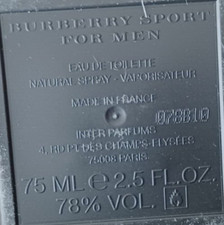 Las mejores ofertas en Burberry SPORT eau de toilette para hombre
