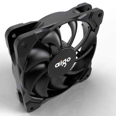 Aigo T3 12V Computer Case Fan Silent Fan Cooling Quiet PC Cooler Fan Case 3 Pack