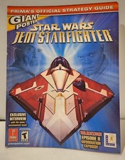 Star Wars Jedi Starfighter Prima Official Strategy Guide PS2 LucasArts POSTER 