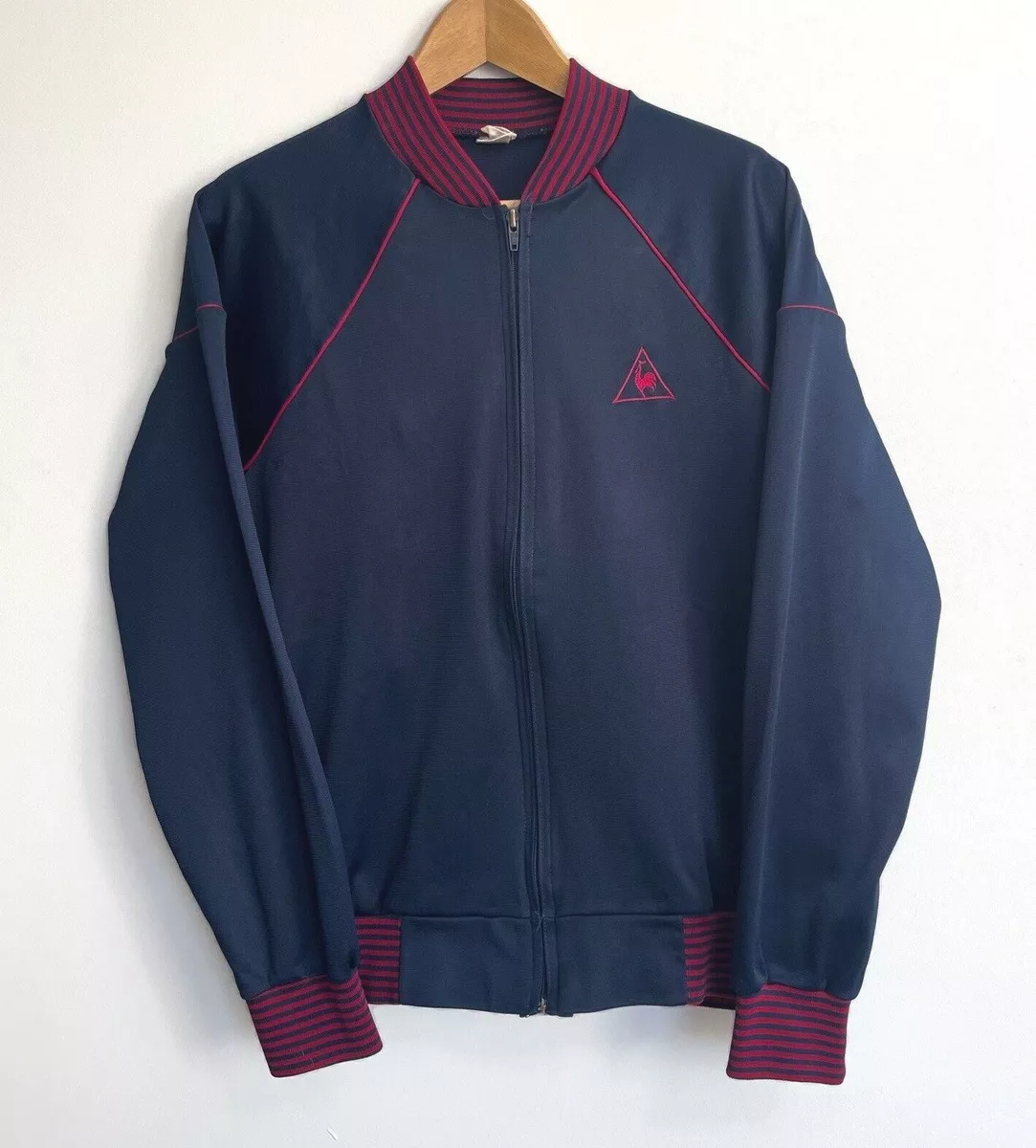 Gewoon Gepensioneerde Verbeteren LE COQ SPORTIF FRANCE VINTAGE 70s 80s RARE VINTAGE TOP TRACK VESTE  SURVETEMENT M | eBay