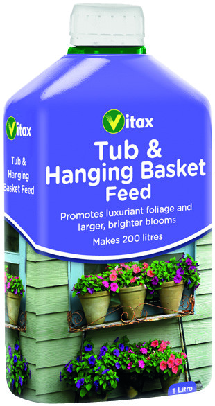 Vitax Liquid Feed Food Fertiliser for Tubs & Hanging Baskets 1L