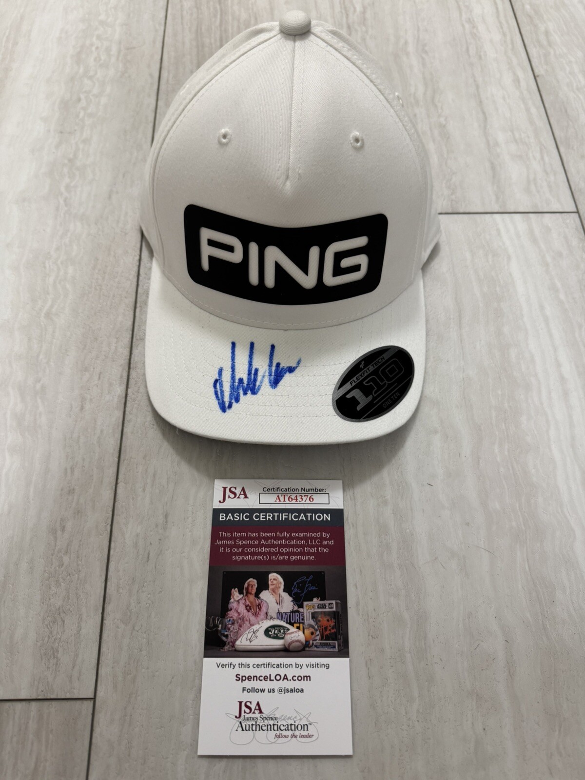 Viktor Hovland Autographed Signed Ping Golf Hat PGA MASTERS JSA COA 