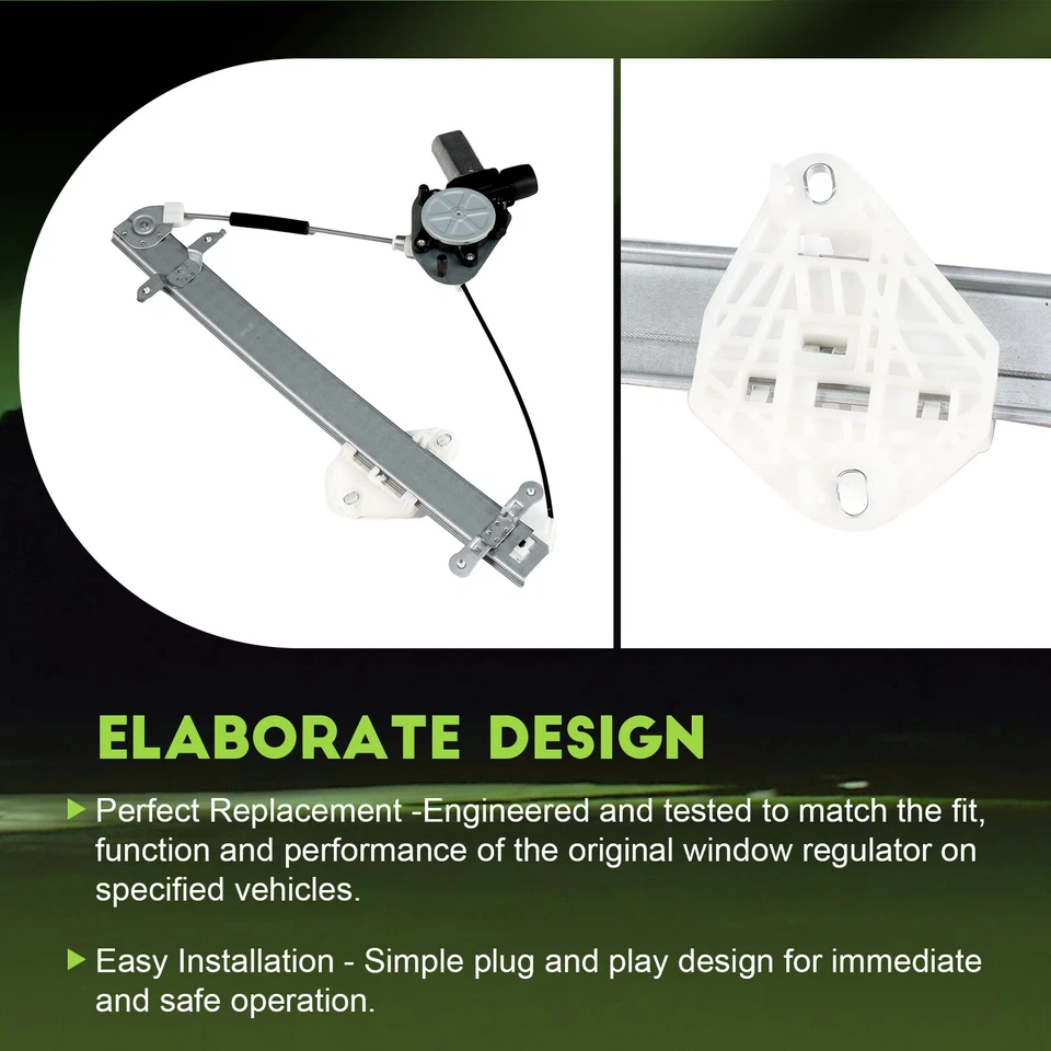 Regulador de ventana eléctrica delantero izquierdo con motor para Subaru Outback Legacy 2010-2014 Foto 4 de 4