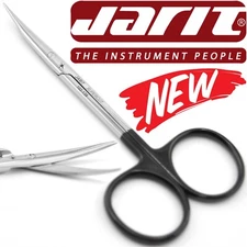 JARIT 102-139 Stevens Tenotomy  Supercut Serrated Scissors Slender Curved 4-3/8"