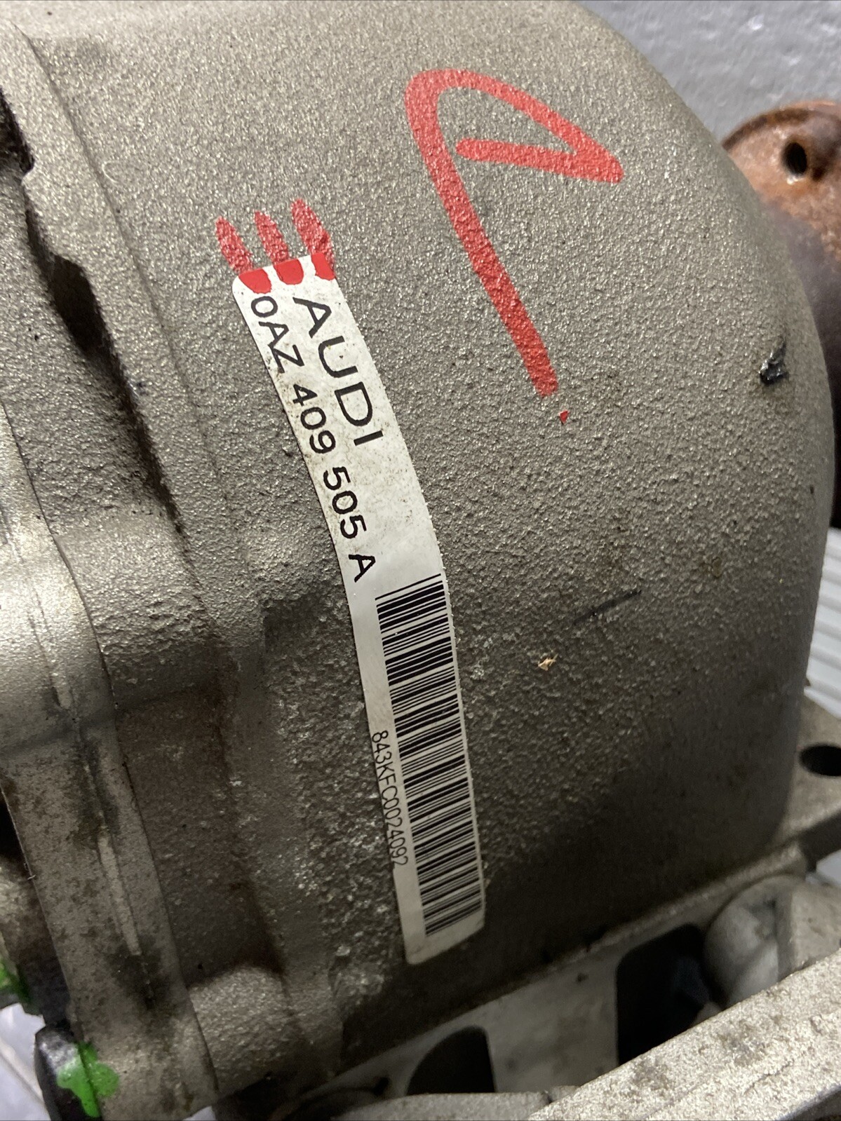 2008-2015 Audi R8 42 V8 4.2L Front Differential Axle 70k Miles OEM *NOTE*
