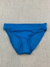 La Blanca Island Goddess Shirred Band Hipster Swimsuit Bottom 6 Dark Teal Blue