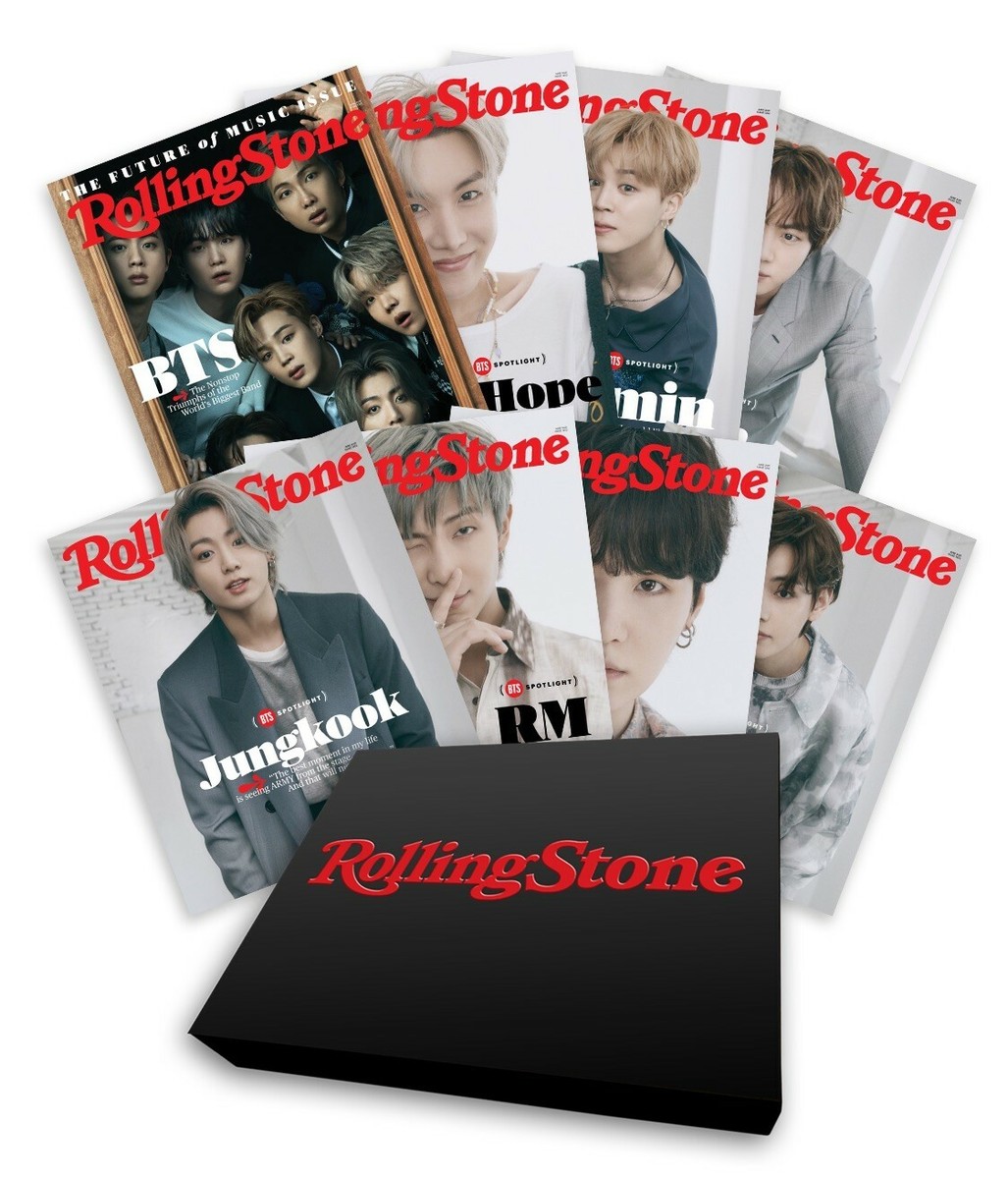 BTS Rollingstone ジョングク　ver. Rolling Stone BTS 8 Magazine Box Set RM Jin Suga J-Hope