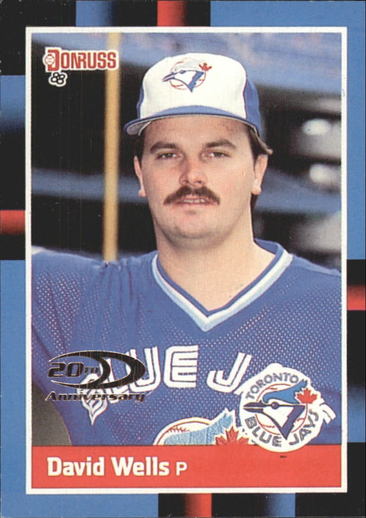 2001 Donruss Rookie Reprints #RR24 David Wells /1988 - NM-MT