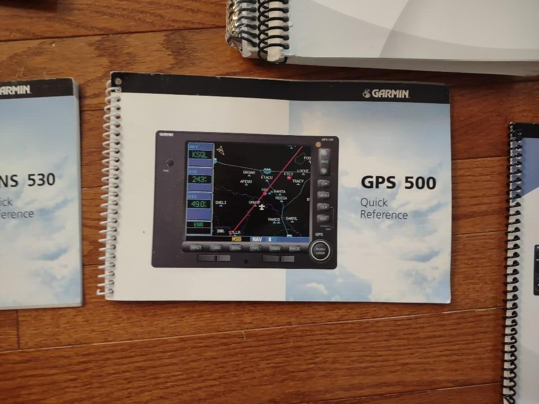 Garmin GPS 500 Pilot's quick reference guide | eBay