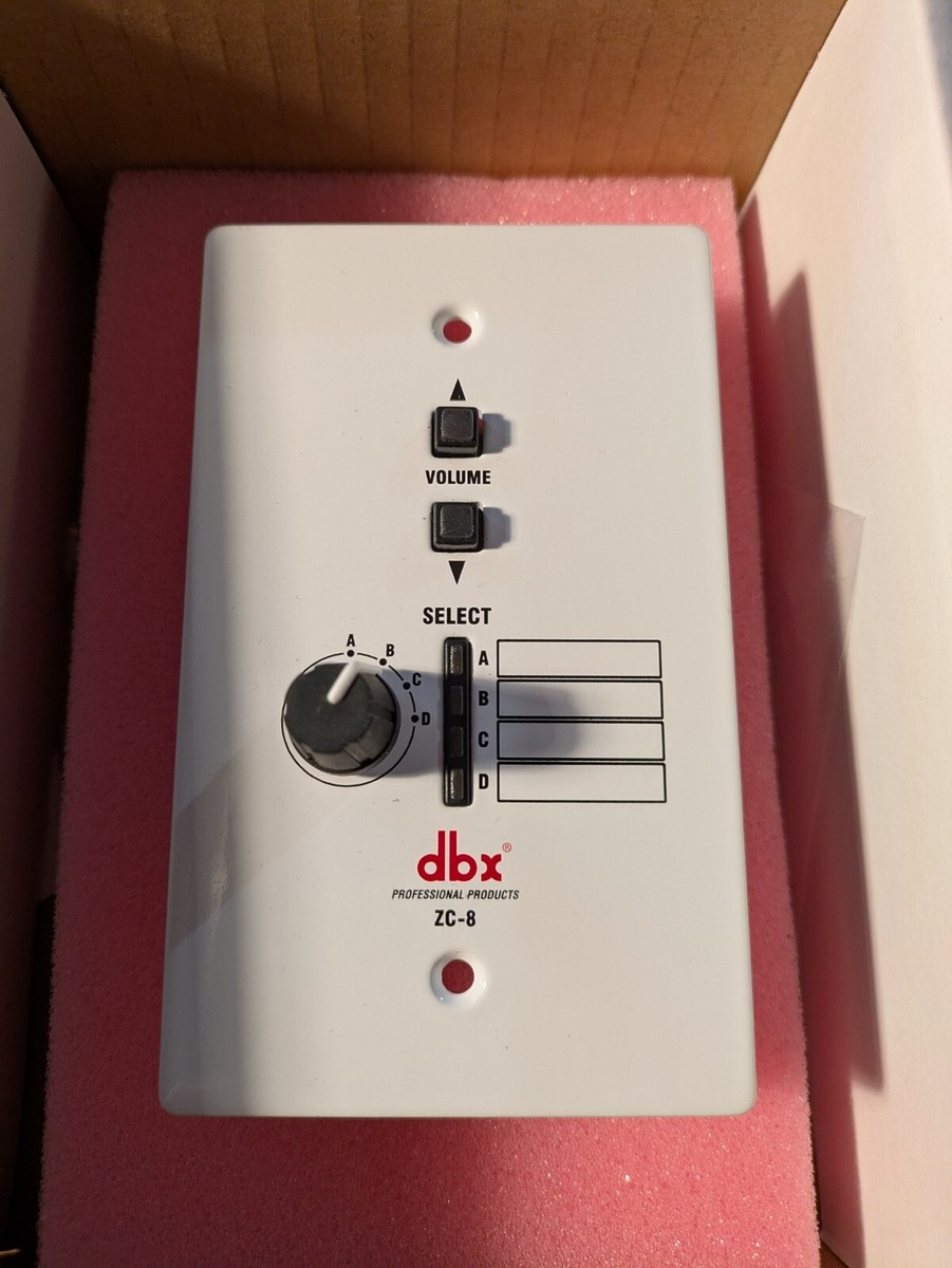 dbx ZC8 Wall-mounted Up/Down & 4-position Zone Controller