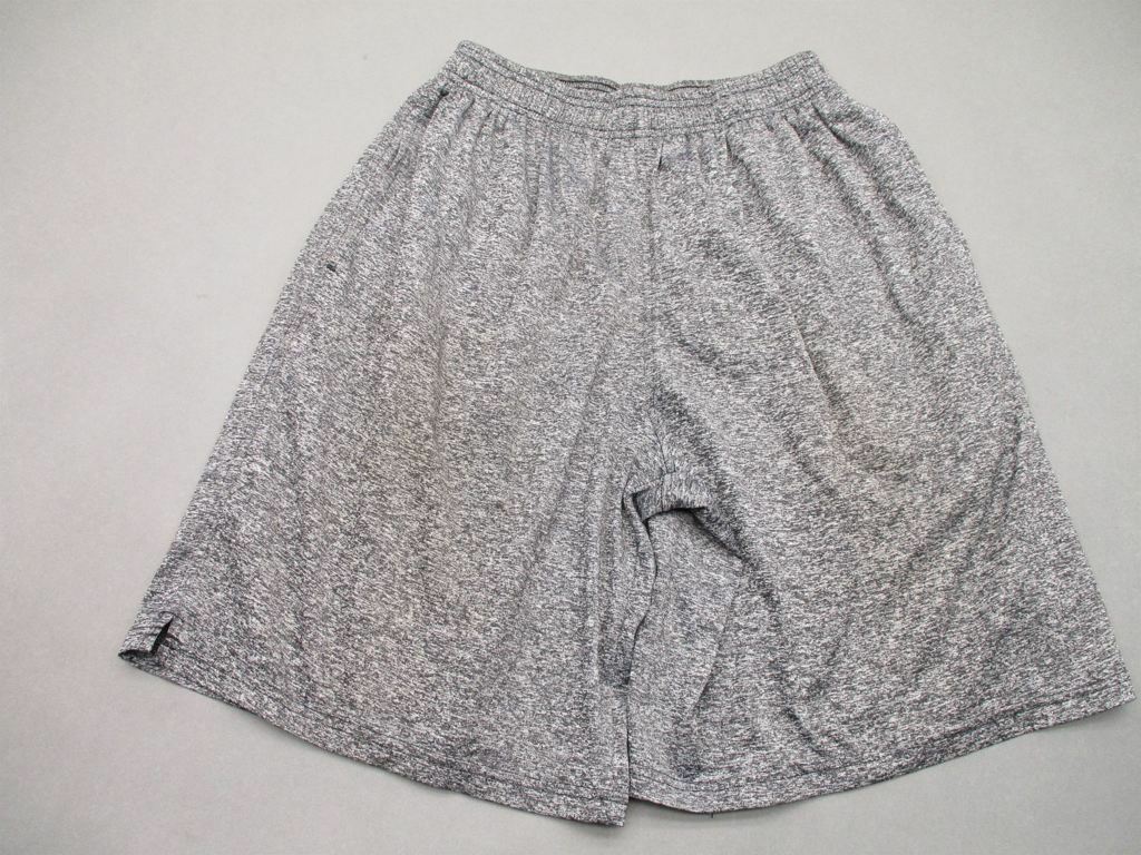 Umbro Size M(32) Mens Gray Athletic w/Pockets Performance Track Shorts T554