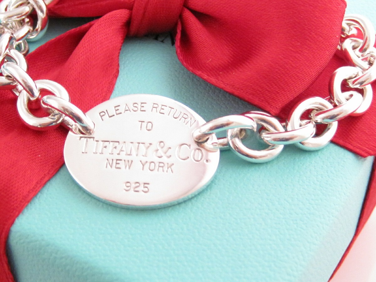 return to tiffany oval bracelet