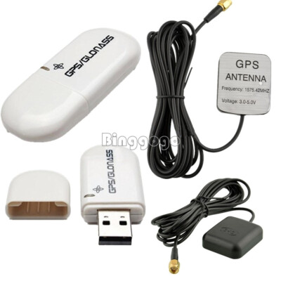 VK-172 28dB LNA Gain 1575.42MHz Male SMA Male GPS Active Antenna USB Receiver
