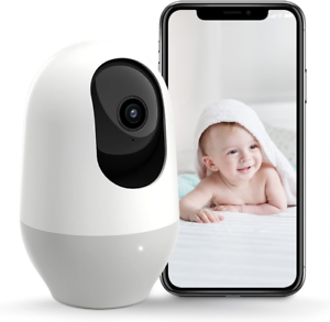Nooie Baby Monitor, WiFi Pet Camera Indoor, 360-degree Wireless IP Nanny...