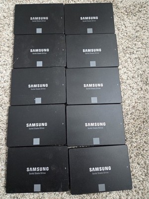 Lot of 10 Samsung 850 EVO 250GB,Internal,2.5 inch,Solid State Drive,Excellent