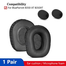 Ear Pads Cushion w/Microphone Foam For BlueParrott B350-XT B350XT Headphones