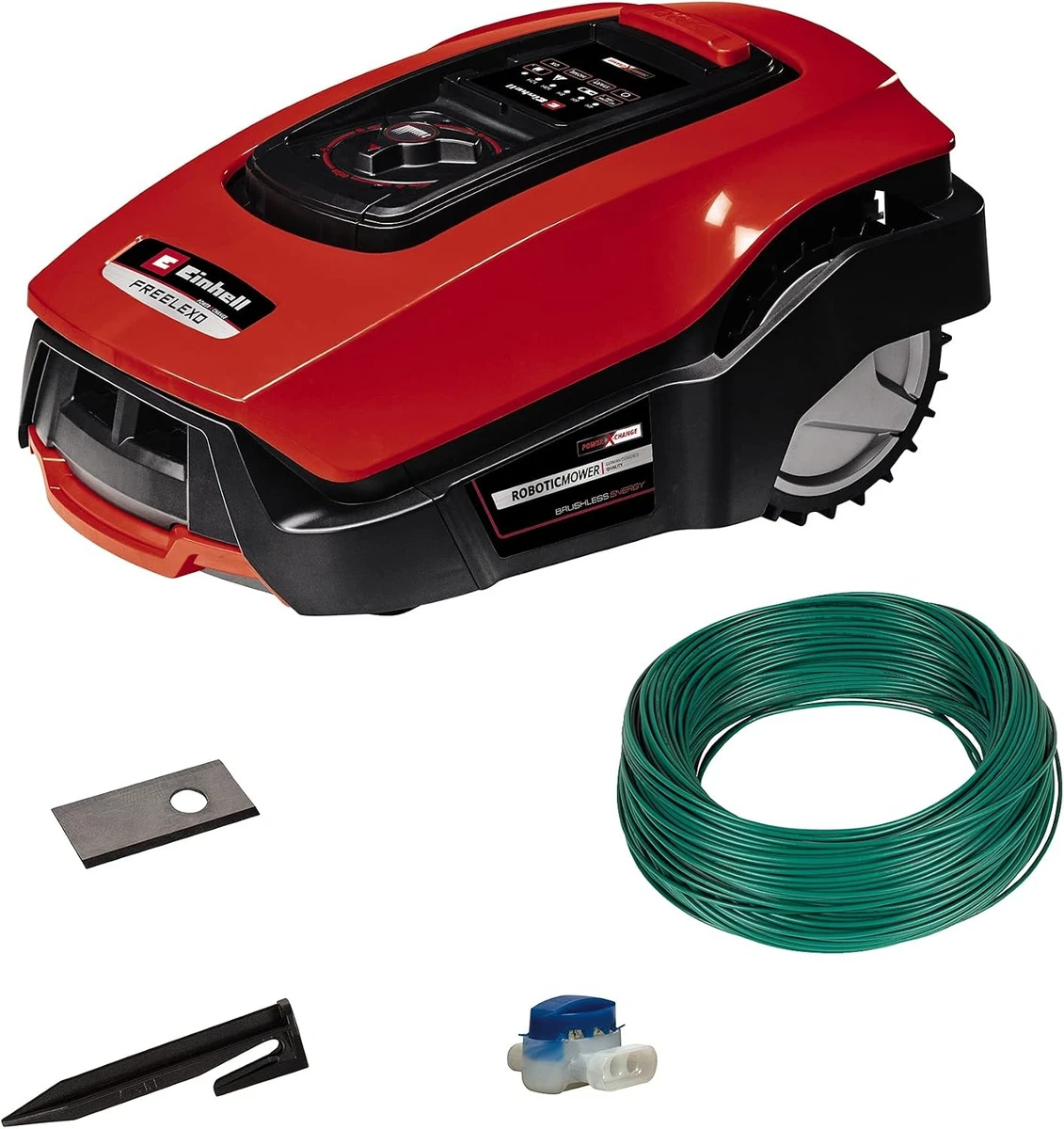 Robot cortacésped Einhell FREELEXO 450 BT solo sin baterías con kit de instalación