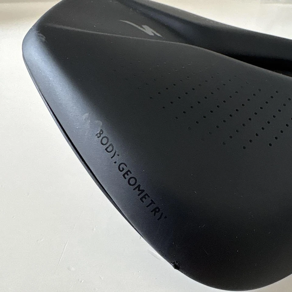 Specialized Body Geometry Sattel 155mm schwarz gebraucht Rennrad Sitz Reparatur - Bild 2 von 4