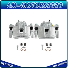 Rear Pair Brake Calipers w/ Bracket For 2004 - 2008 10 - 11 MITSUBISHI ENDEAVOR