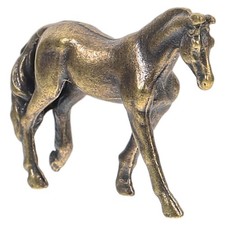 Indoor Tabletop Horse Statue Brass Sculpture Copper Craft Ornament