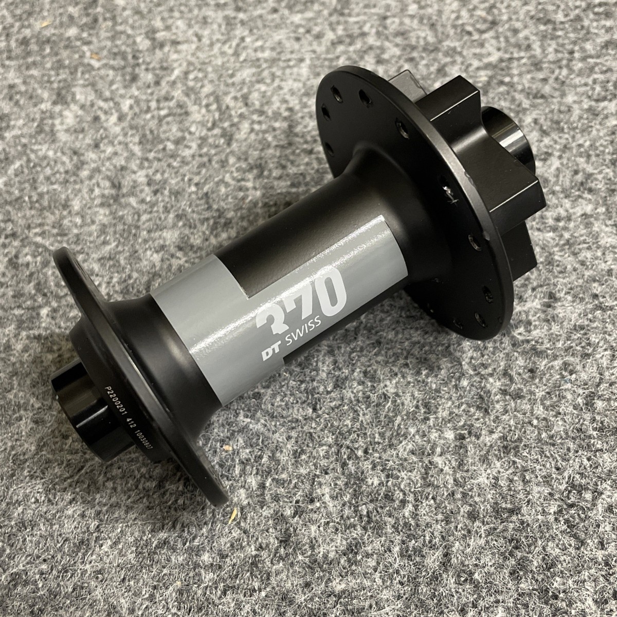 DT Swiss 370 15x110mm boost 6-bolt disc front hub 28 hole DT370