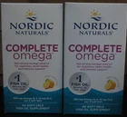 Nordic Naturals Complete Omega Softgels Dietary Supplement - 2 BOXES 60 CT EACH