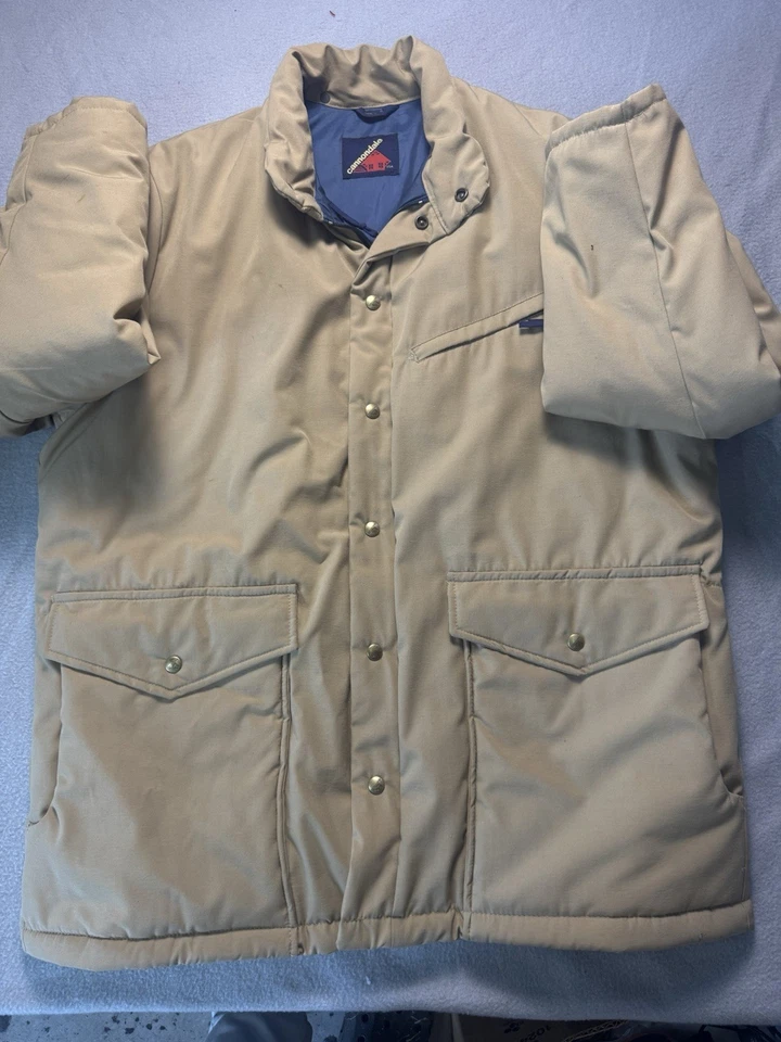 Chaqueta de trabajo vintage Cannondale EE. UU. bronceada aislada para hombre XL hecha en EE. UU. Foto 2 de 4