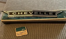 NOS 1966 66 Chevelle Grill Grille Emblem 3876137 Chevrolet GM OEM One Year Only