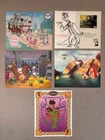 85. Disney 5 pcs MNH Mickey Minnie Mouse Wedding Dinosaurs Mermaid Cartoons