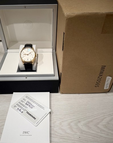 IWC Portuguese 7 Day Automatic IW500101 18K Rose Gold 42 mm Box & Papers