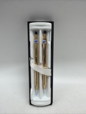 Cross 10K Gold Ladies Set Pen 0.5mm Pencil New In Box 450105 Made In Usa