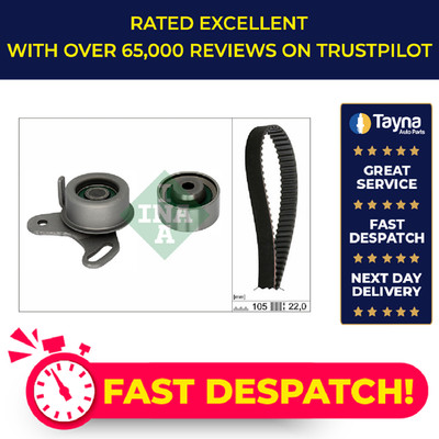 Timing Belt Kit fits HYUNDAI GETZ TB 1.4 05 to 10 G4EE Set INA 2431226000 New