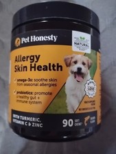 Pet Honesty Allergy Skin Health OMEGAS PROBIOTICS for Dogs Exp. 002/2026 