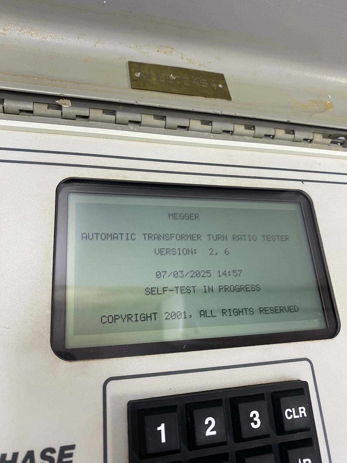 AVO BIDDLE Three Phase Transformer Turns Ratio TTR Tester Catolog 550503