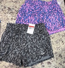 Nike Girls Youth Large Dri Fit Shorts Bundle Of 2