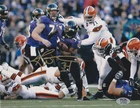 RICKY WILLIAMS BALTIMORE RAVENS PSA AUTHENTICATED  ACTION SIGNED 8x10