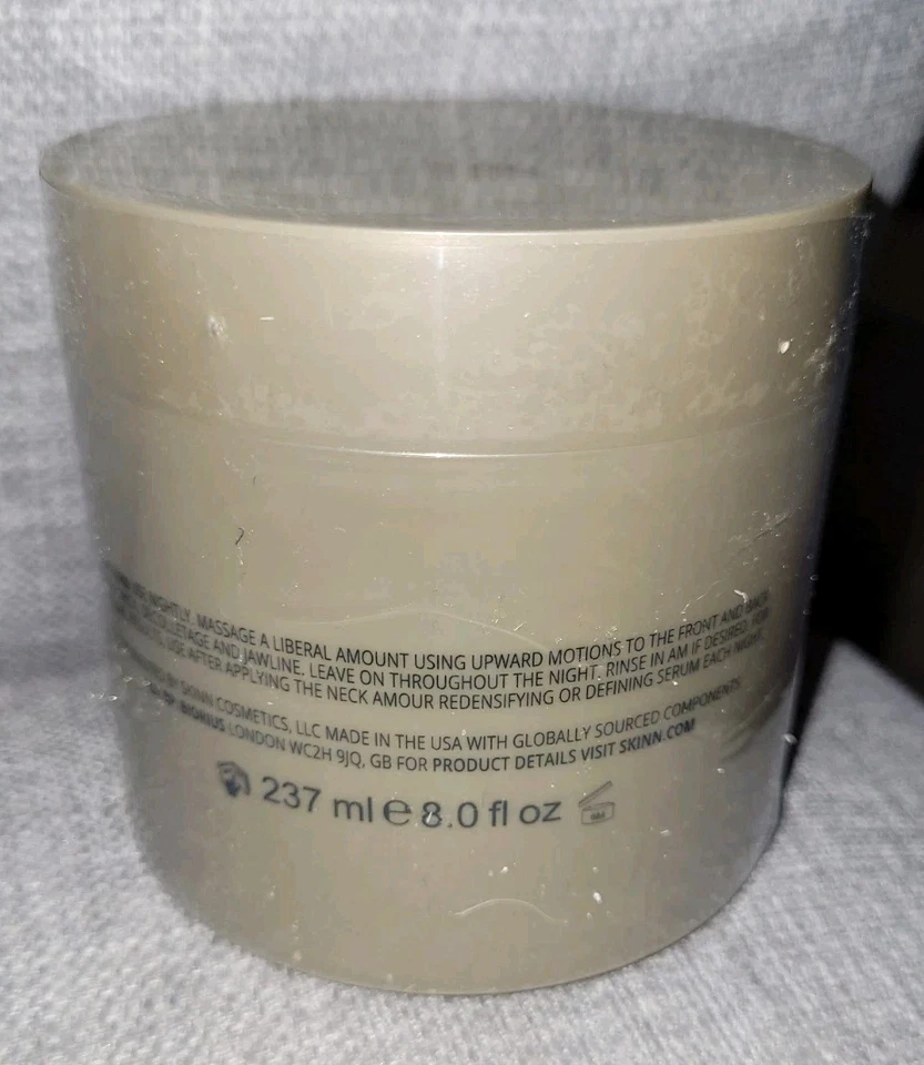 SKINN COSMETICS Neck Armor Leave On Neck Mask Cream Jumbo Size-8 oz Sealed NIB - Image 2 of 3